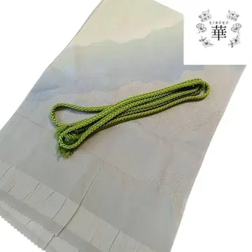 S 화 오비 장식 천 허리띠 2종 세트 그라데이션 탁한 그린