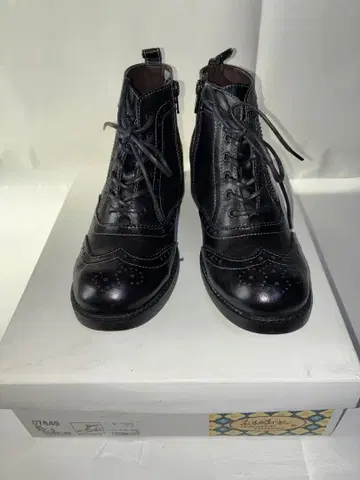 키다리 아저씨 숏부츠 22.5cm 블랙