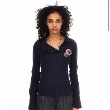 beeden IRREGULAR NECK CUT SHIRT