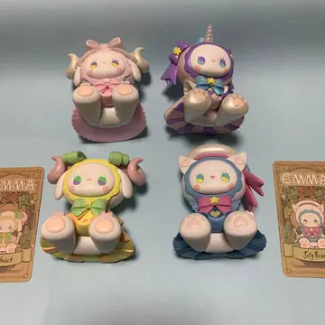 엠마 젤리빈즈 피규어 4개