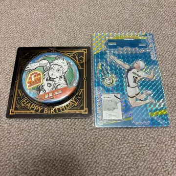 하이큐 호시우미 코라이 벌스데이 아크릴 스탠드 캔뱃지