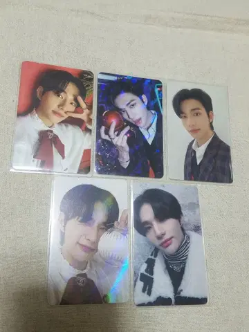 스키즈 현진 christmas evel 트레이딩 카드