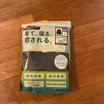 [ 미사용 새상품 ] 워크맨 메디힐 루룸 파일 크루넥 차콜 L