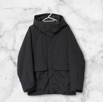 유니클로 하이브리드 다운 파카 BLACK 블랙