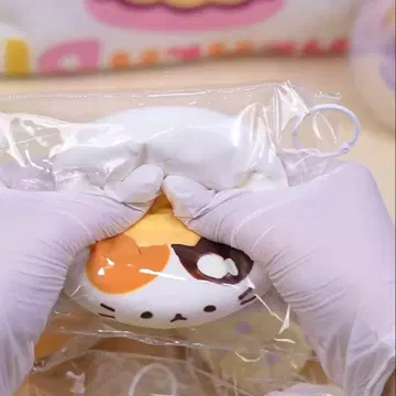 GUrurUDIY 고품질 무니무니 삼색 고양이 스퀴즈