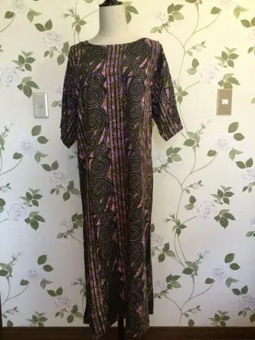 NOANOA 롱 원피스 반팔