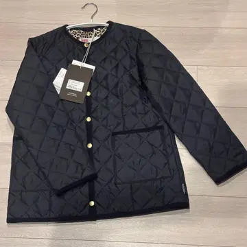 SLOBE IENA 별주 퀼팅 숏 블루종 38