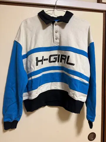 X-GIRL 폴로 셔츠 스타일 트레이닝복