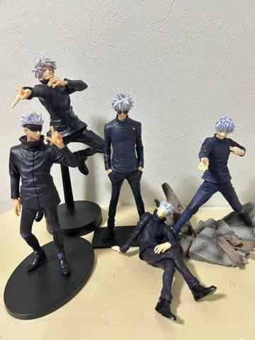 주술회전 고죠 사토루 피규어 5개 묶음 판매