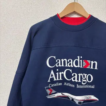 엘레강트 맨투맨 프린트 비행기 미국 빈티지 의류 M 3129