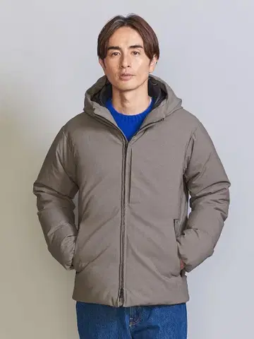 코마츠 마테레 샴브레이 후드 다운 자켓 700FP 발수 기능