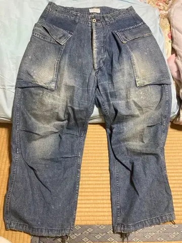 HERILL 헤릴 네프 데님 M44 트라우저 사이즈 2