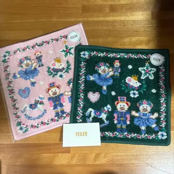 새상품 페이 FEILER 타월 손수건 2장 세트