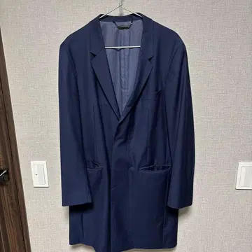 몽키타임, 네이비 체스터 코트 프론트 포켓 부착