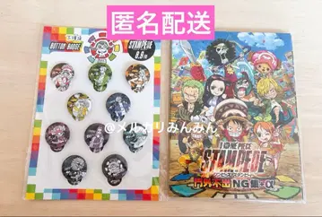 ONEPIECE 원피스 스탬피드 캔뱃지 세트 비매품 DVD 특전