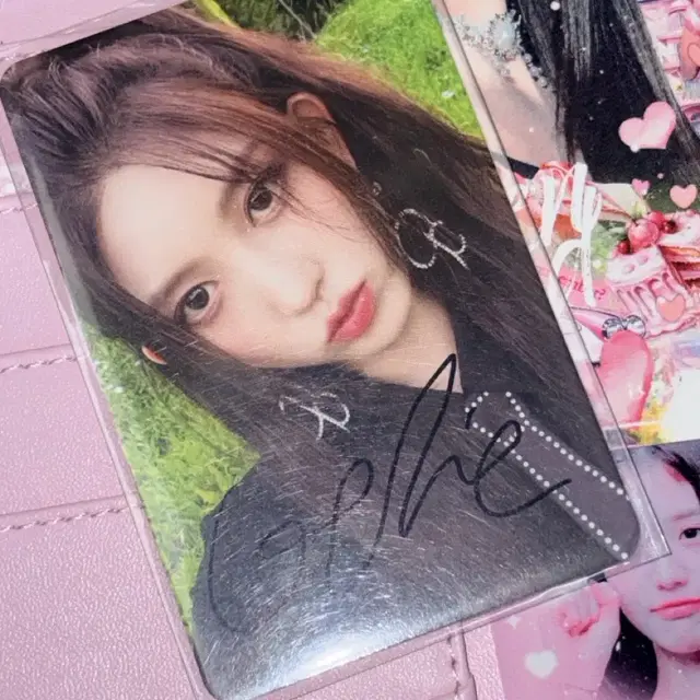 후기보유)아이브 가을 싸인포카 싸포 앨포 앨범포카 마인 양도