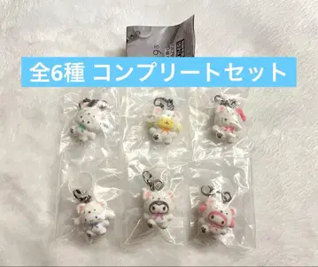컴플리트 산리오 메지루시 액세서리 복슬복슬 스노우 플로키 전 6종
