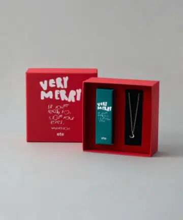 ete 크리스마스 코프레 다이아몬드/펄 아로마 코프레 목걸이