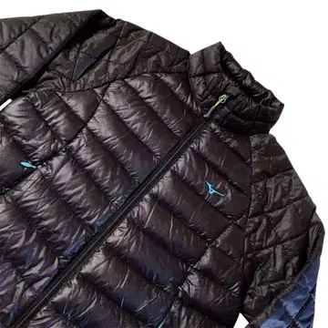 미즈노 아웃도어 브레스 써모 테크필 다운 자켓 블랙 S