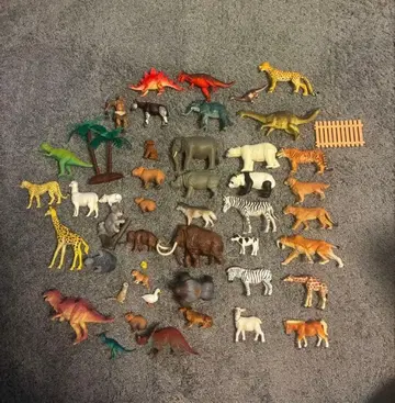 동물 피규어 세트 약 50개
