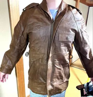 잭 로건 JACKLOGUN 가죽 재킷 코트