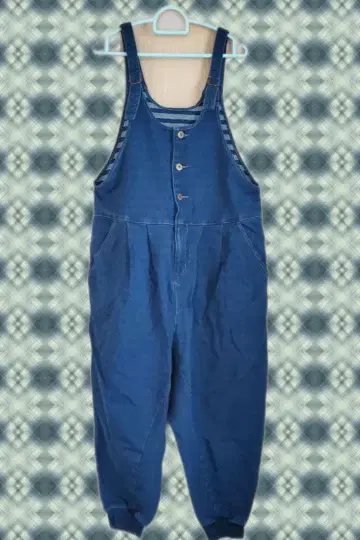 milimili 오버롤 살로펫 서루엘 데님 핸드메이드