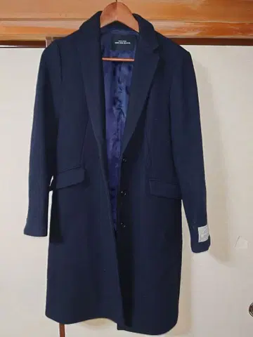 그린 레이블 릴랙싱 체스터 코트 네이비