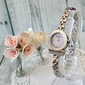 [ 레어 ] Ferragamo 페라가모 손목시계 간치니 FBF 핑크 계열