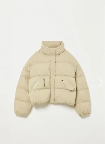 CHECK PATTERN PUFFER JACKET