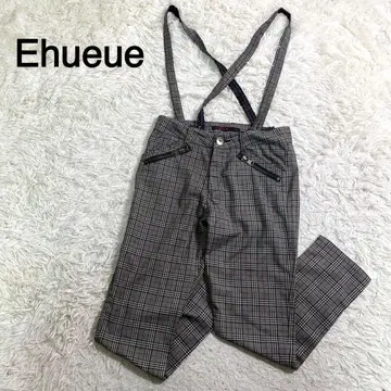 Ehueue 그레이 컬러 체크 무늬 살로펫