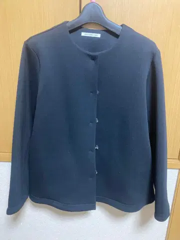 CROCODILE CODE 블랙 노카라 자켓 M 크로커다일