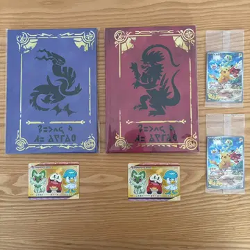 포켓몬 스칼렛 바이올렛 아트북 파트너 카드 세트