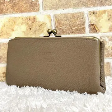 [ 새상품급 ] 클레도란 NOM 노무 퍼스 롱 지갑 가마구치 가죽