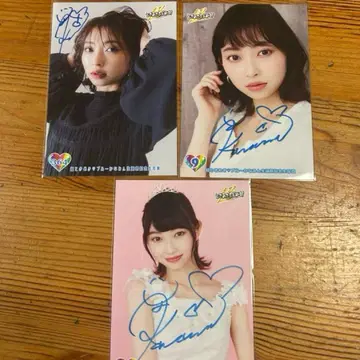 초 도키메키 선전부 츠지노 카나미 사인 포함 브로마이드 세트