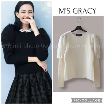 M'S GRACY*카탈로그 게재*마통 슬리브 니트