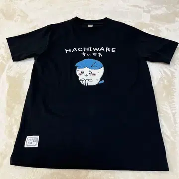 새상품급 HACHIWARE 치이카와 (먼작귀) T셔츠 L사이즈 블랙