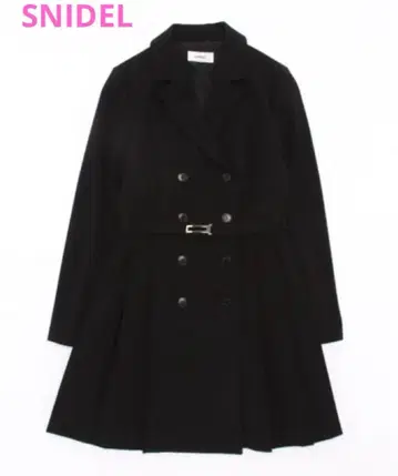 SNIDEL 자켓 미니 원피스 블랙