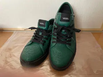 VANS 그린 레오파드 스니커즈