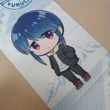 유루캠 SEASON3 미니 캐릭터 손수건 시마 린 A