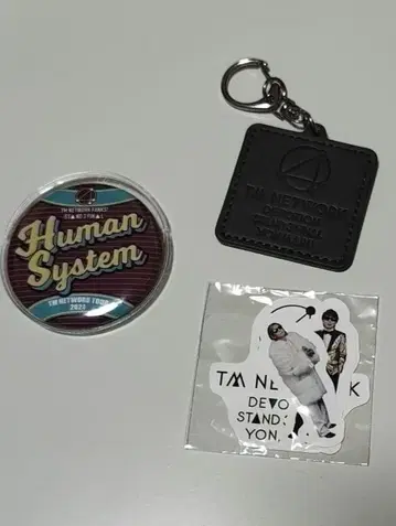 TM NETWORK 2024 캔뱃지 키링 스티커 세트