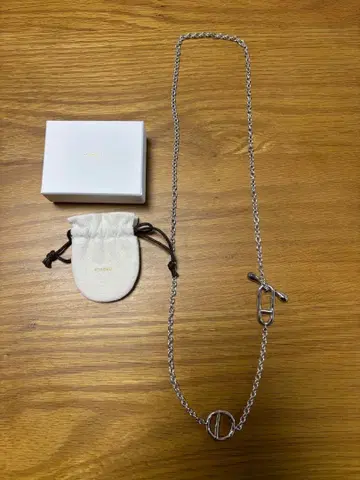 CHIEKO 실버 체인 목걸이