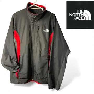 THE NORTH FACE 나일론 자켓 그레이/레드