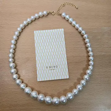 B:MINGby BEAMS/ 코튼 펄 목걸이