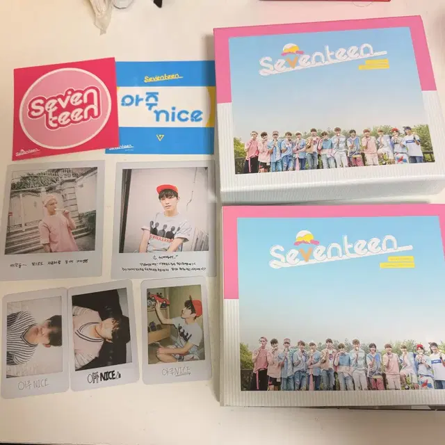 세븐틴 Love&Letter 리패키지 앨범 아주나이스 포카 일괄