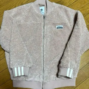 adidas 보아 자켓 핑크 베이지