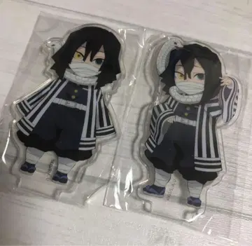 귀멸의 칼날 연결 아크릴 스탠드 이구로 오바나이 미개봉