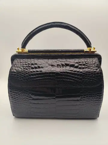 크로커다일 블랙 핸드백
