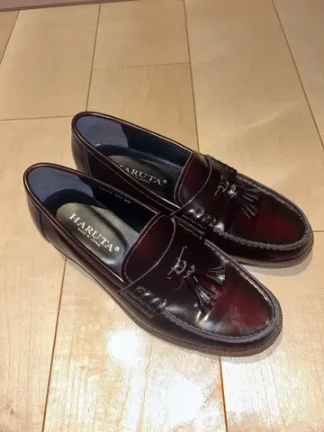 [ 새상품급 ] HARUTA 태슬 로퍼 25cm 브라운 / 일본제