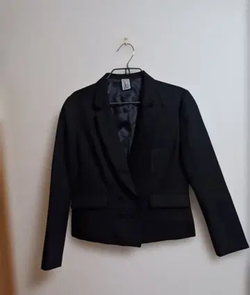 새상품급 JENEVIEVE  테일러드 자켓 더블 블랙