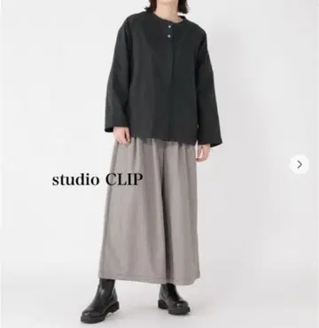 새상품 studio CLIP 코튼 긴팔 셔츠